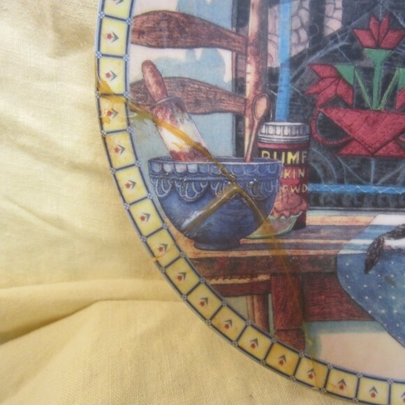 VTG 1990 KNOWLES DISPLAY PLATE, LAZY MORNINGS, $EACH - Picture 4 of 7